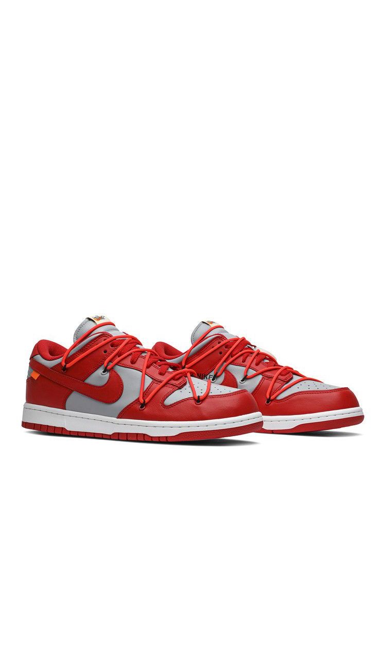 Nike Off-White x Dunk Low 'University Red'