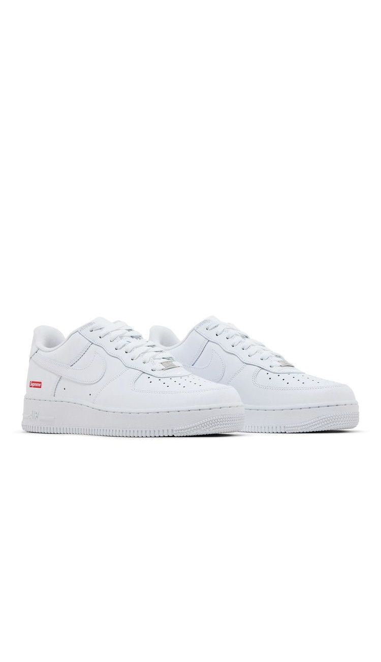 Supreme x Nike Air Force 1 Low 'Box Logo - White'