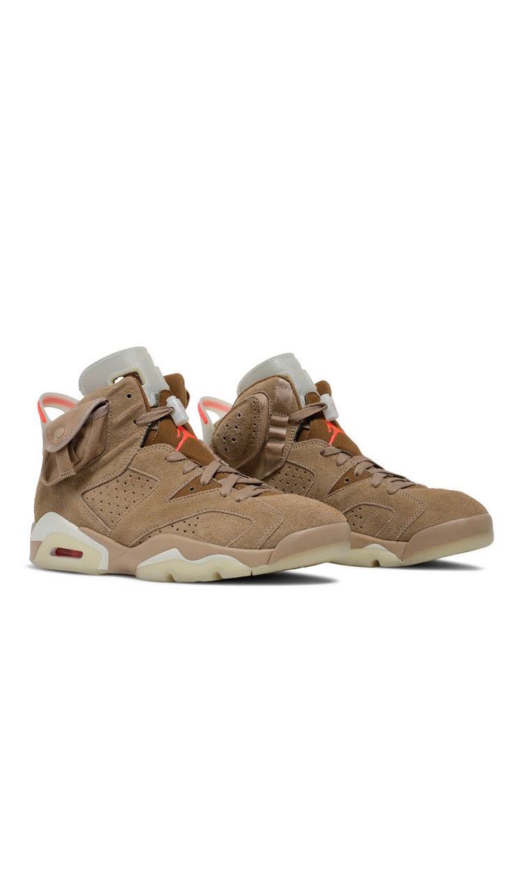 Travis Scott x Air Jordan 6 Retro 'British Khaki'