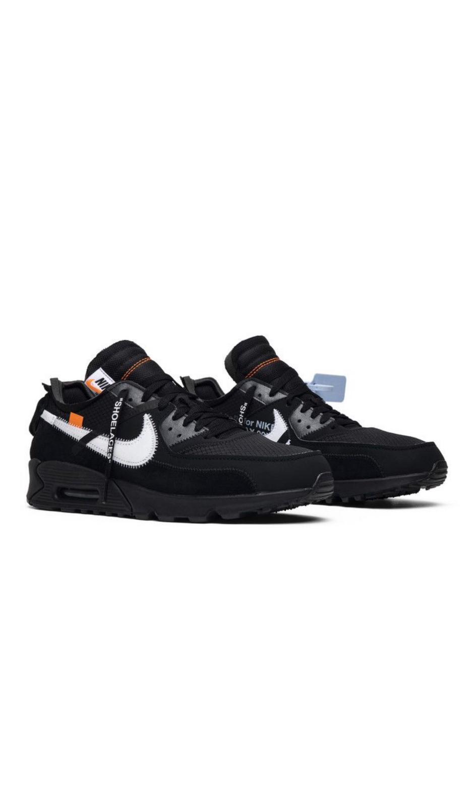 Off-White x Nike Air Max 90 'Black'