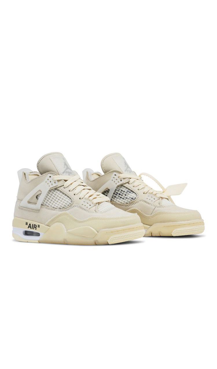 Off-White x Air Jordan 4 Retro SP 'Sail'